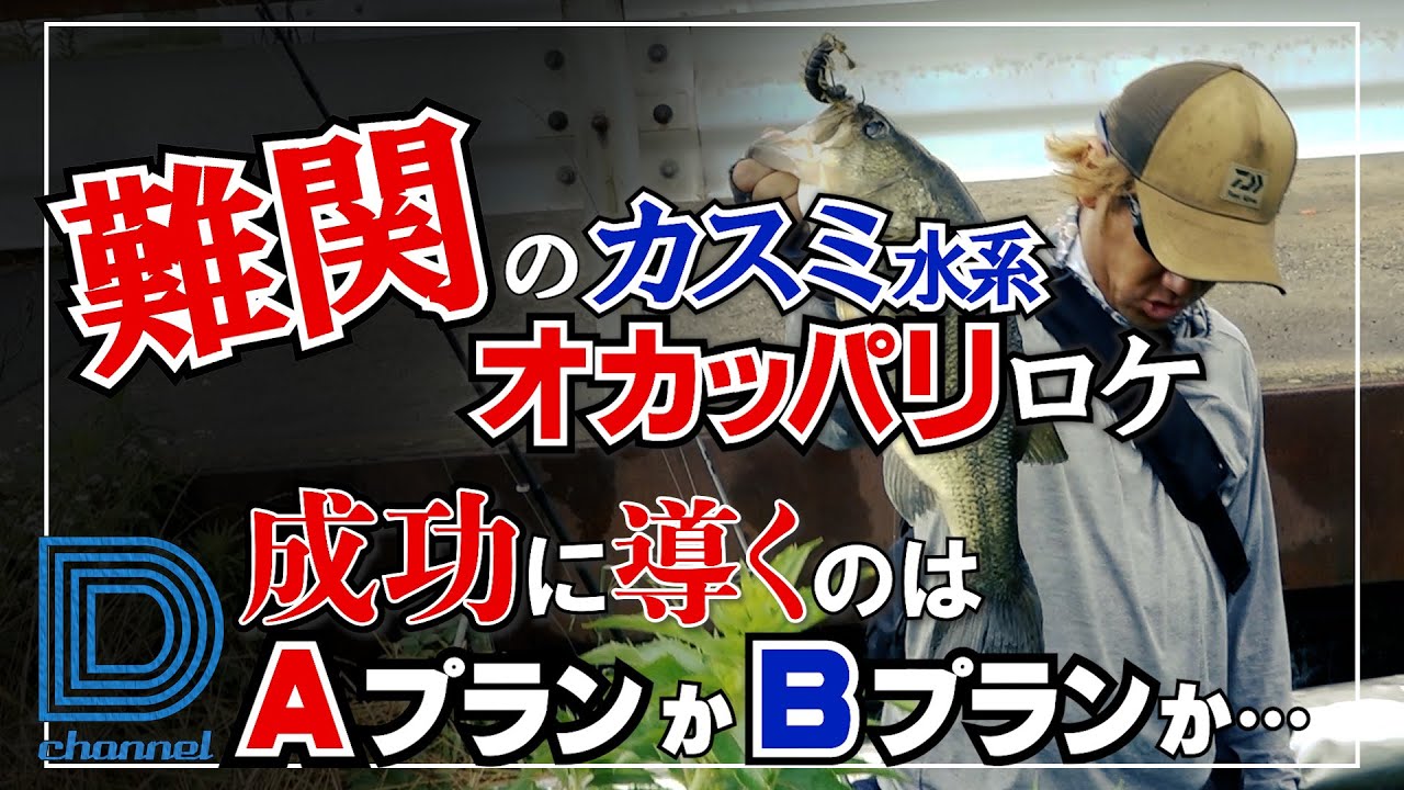 【青木大介 D Channel #031】Aプランか、Bプランか…それが問題だ。inカスミ水系オカッパリ!!