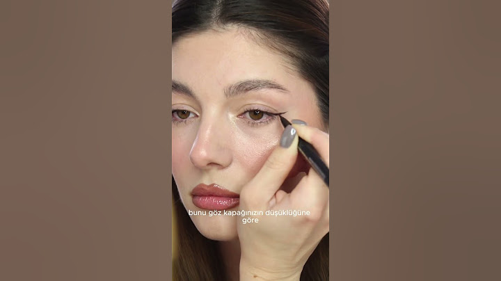 Düşük göz kapağı için 3 farklı eyeliner!