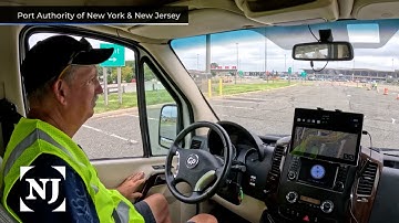 Port Authority tests self-driving shuttles at Newark airport
