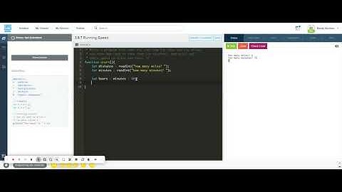 CSP assignment 3.6.7 "running speed"