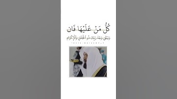 القارئ:عبدالرحمن السديس.سورة:الرحمن