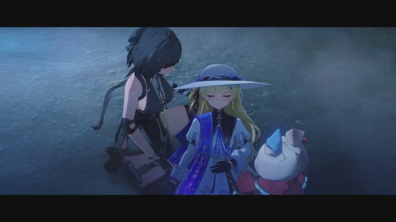 Wuthering Waves Cetus The Tidebreaker saves Rover, Phoebe and Brant cutscene