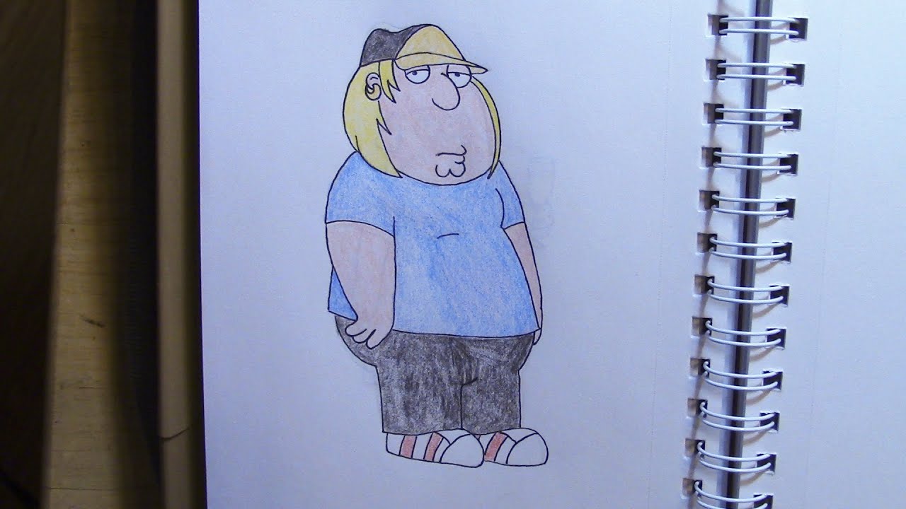 How to Draw Chris Griffin from Family Guy : Step by Step Drawing