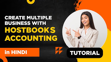 How to Create  Multiple Business- Entities with Hostbooks ( HINDI ) Accounting Software