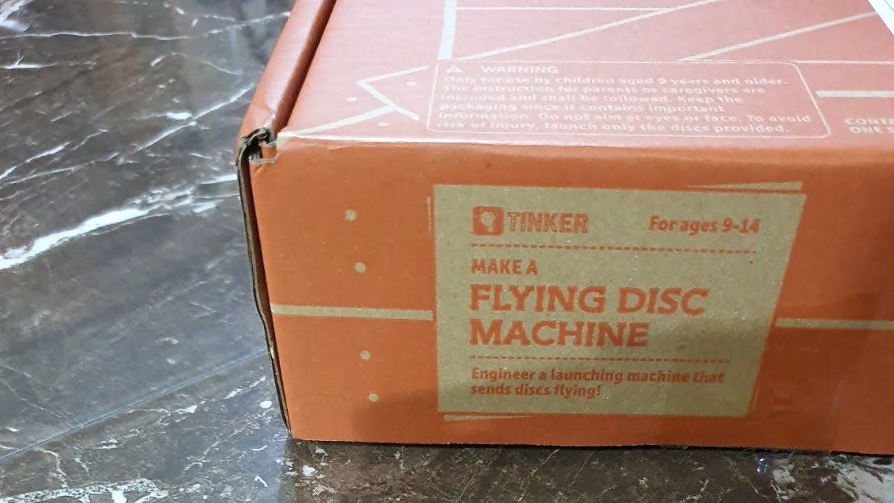 DIY flying disc machine YouTube