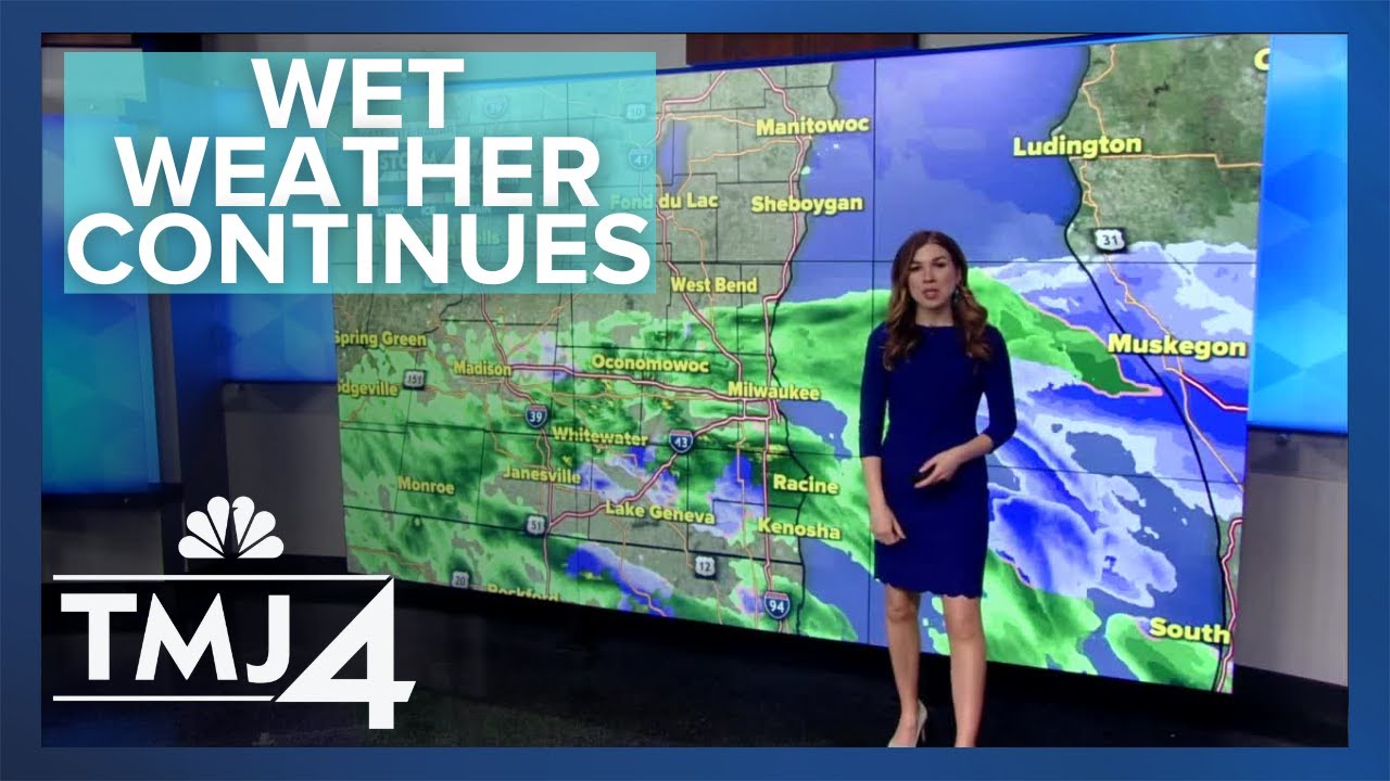 Rain, sleet, and snow showers Tuesday morning - YouTube