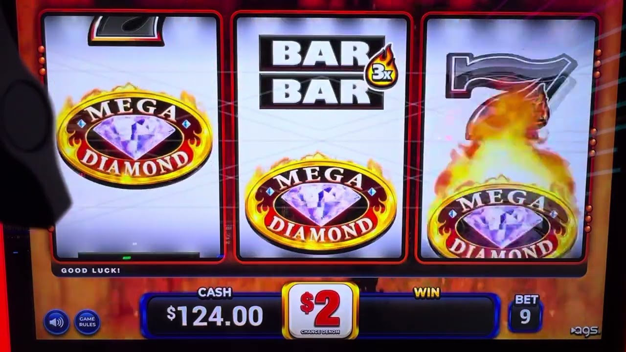 #slots #casino #yaamava #vegas  🎰MEGA Diamond let me win 💰again again again 5x5=25  and 5x4x3=60👍