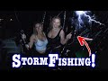 Fishing In a HURRICANE W/ CRAZY WINDS And Massive DOWNPOUR!!! (Storm Fishing!!)