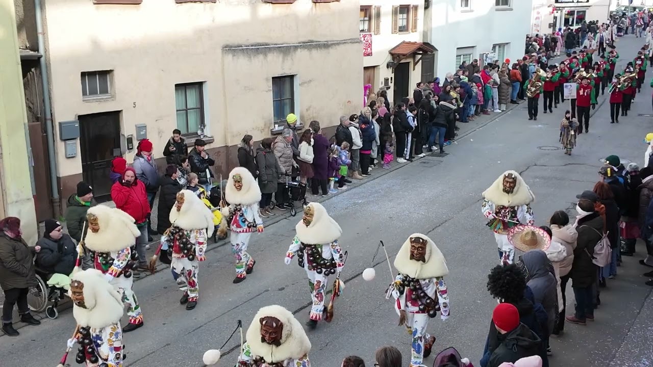 Narrentreffen Rottenburg die Landschaft Neckar Alb