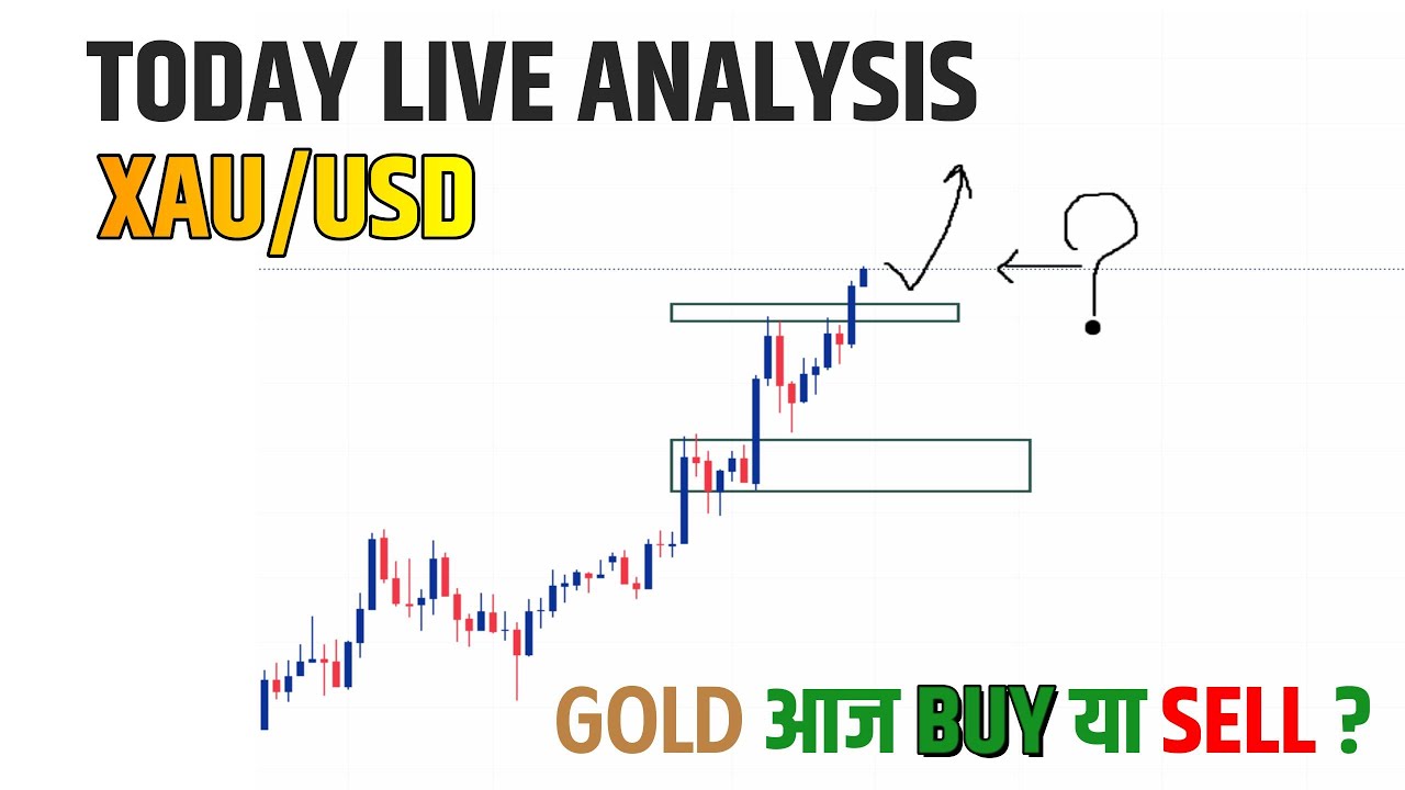 XAUUSD GOLD Today live analysis in Hindi || Today live analysis || Gold ...
