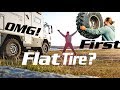 RV life FLAT TIRE on Irish loop Newfoundland EP10 | LiveandGive4x4