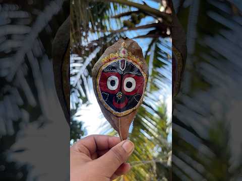 🤯Jagannath Painting On Leave  🍂#shorts #art #artist #painting#jagannath