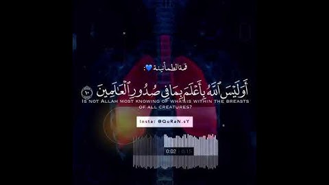 اوليس الله باعلم بما في صدور العالمين القارئ عبدالرحمن مسعد