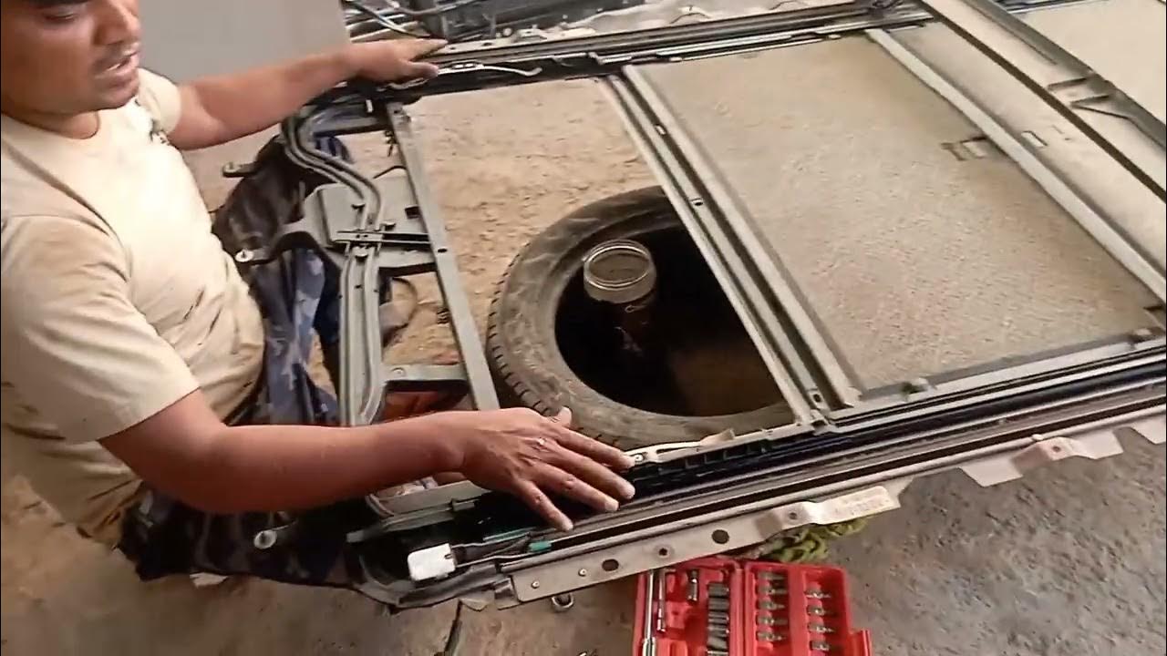 # BMW X1 sunroof repair - YouTube