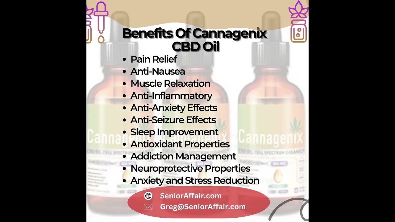 Experience Relief with Cannagenix CBD Oil | Uncover the Power of Natural Wellness!
