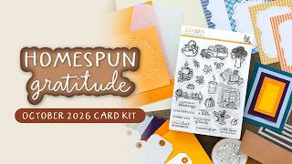 Homespun Gratitude Card Kit Reveal and Inspiration