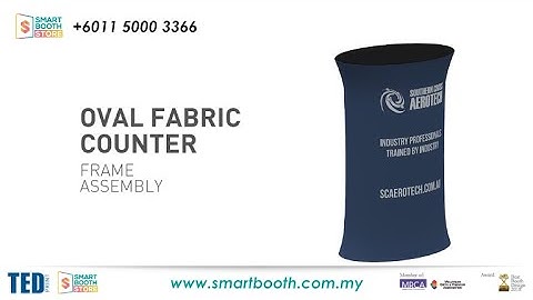 How to Setup Smart Oval Counter / Tension Fabric Oval Counter