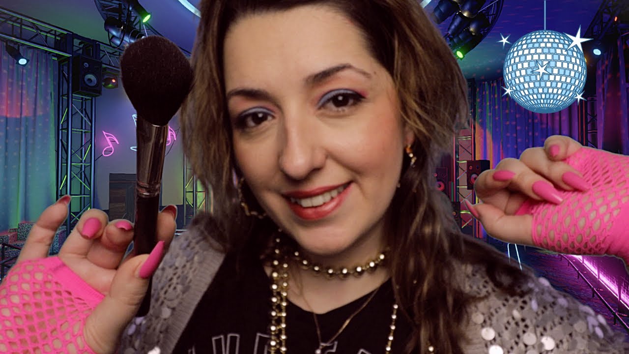 Türkçe ASMR 80'ler | Makyajını Yapıyorum (Sakızlı) Arkadaşın Seni Disko'ya Hazırlıyor Roleplay