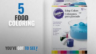Top 10 Food Coloring [2018]: Wilton 601-5580 1/2-Ounce Certified-Kosher Icing Colors, Set of 12