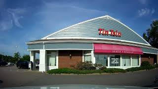 Driving to Tin Tsin in Smithfield, Rhode Island