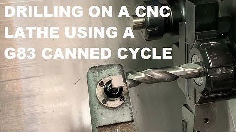 DRILLING USING A G83 CANNED CYCLE