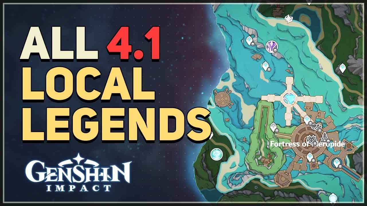 All Fontaine Local Legend Locations in Version 4.1