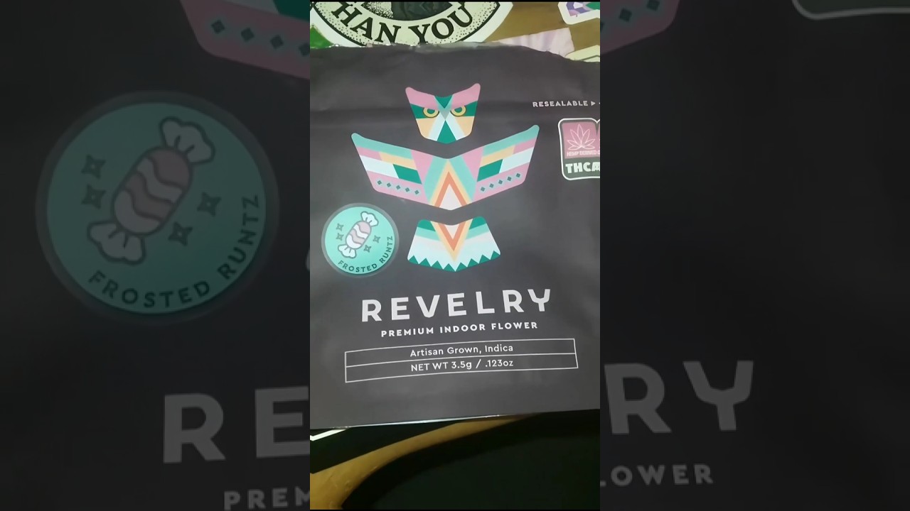 I LOVE Frosted Runtz Cannabis Strain from Revelry Hemp 