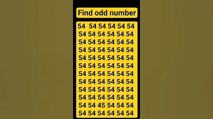 find odd numbers 👉45🤯 #education#mathstricks#puzzle#iqtest# quiztime#find #ढूंढो34#shorts #fyp