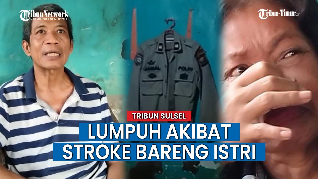 Polisi di Makassar Lumpuh Akibat Stroke Bareng Istrinya, Tinggal di Rumah Tak Layak Huni