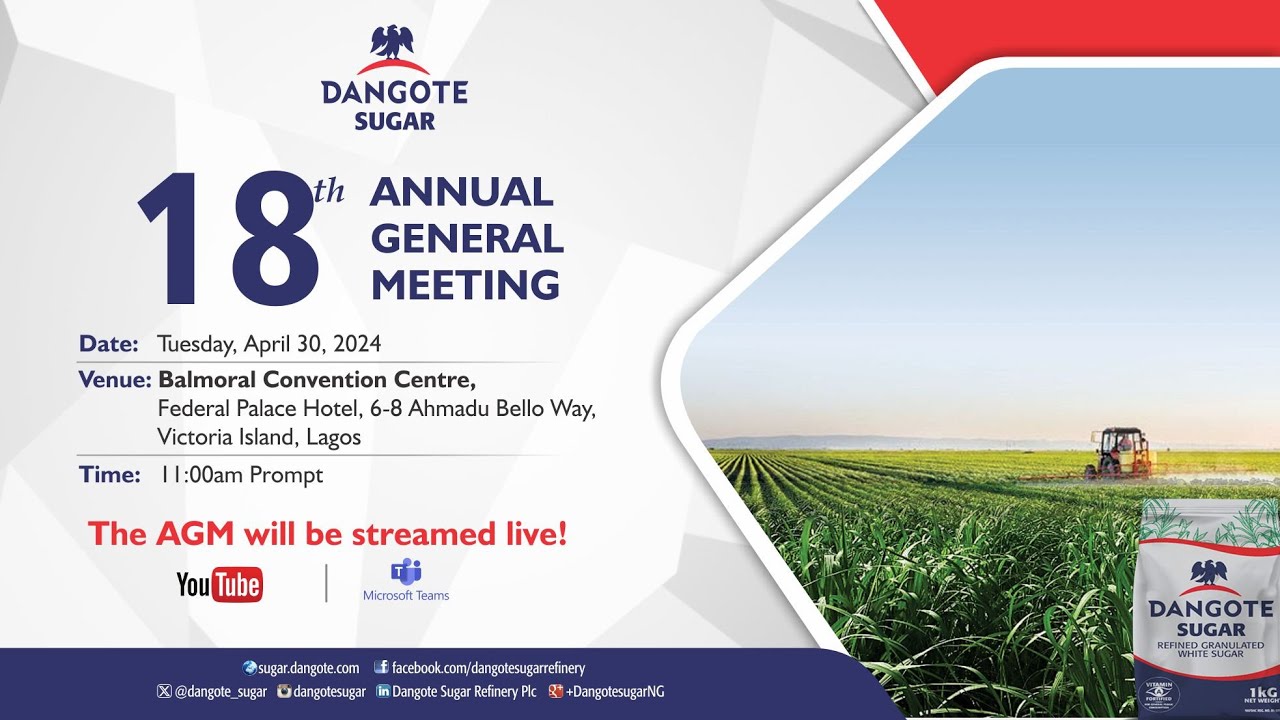 Dangote Sugar Refinery 18th Annual General Meeting