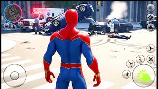Spider Hero Flying City Rescue 🕷️🔥 | Superhero Rescue Mission Mobile Game📝 Description screenshot 3