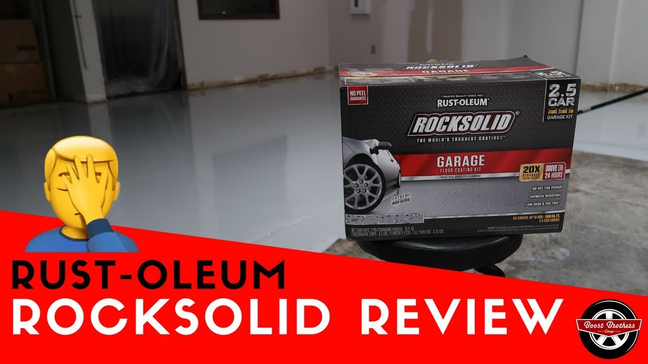 Rustoleum Rock Solid Floor Coating Review Youtube
