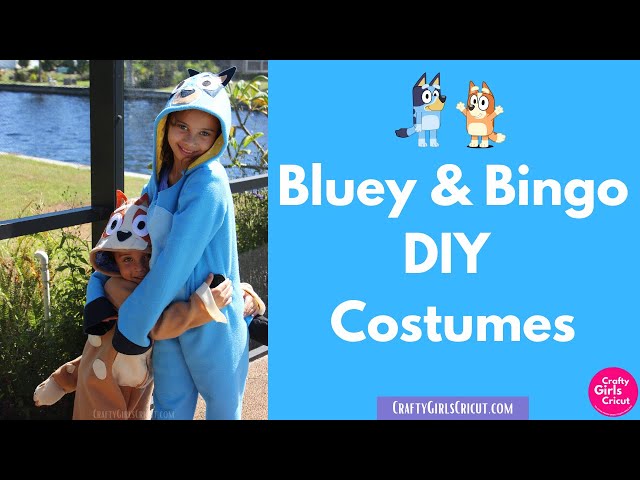 The Cutest DIY Bluey and Bingo Kids Costume