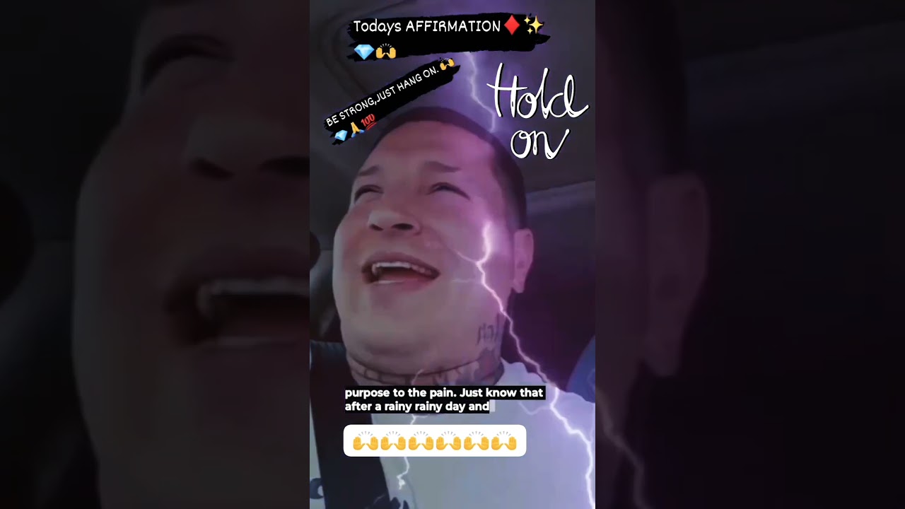 Today's AFFIRMATION &diams;️✨💎🙌  BE STRONG, JUST HANG ON. 🙏💯🙌💎 #god #affirmations #hope #jesus