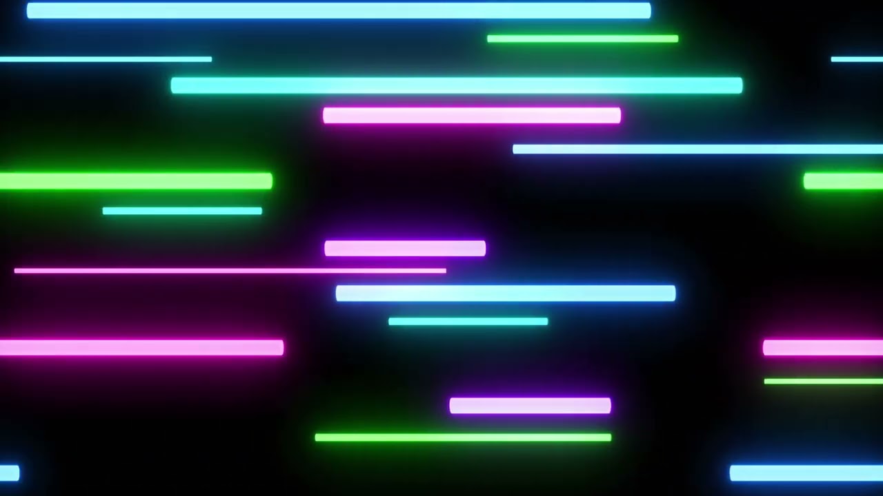 💖 Trippy Neon Bars | Relaxing Visual Loop & Calming Music