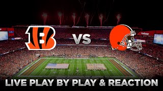 Bengals vs Browns Live Play by Play & Reaction