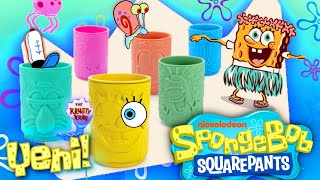 Yeni Süngerbob Serisi Burger King Tanıtımı Karepantolon Spongebob Squarepants Bardakları Oyuncak