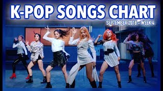 k pop songs chart september 2018 week 4