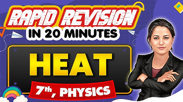 Heat - Rapid Revision in 20 Minutes 🔥|| Physics, Class 7th 📚
