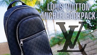 Louis Vuitton Michael Backpack NM Noir Damier Graphite (Review