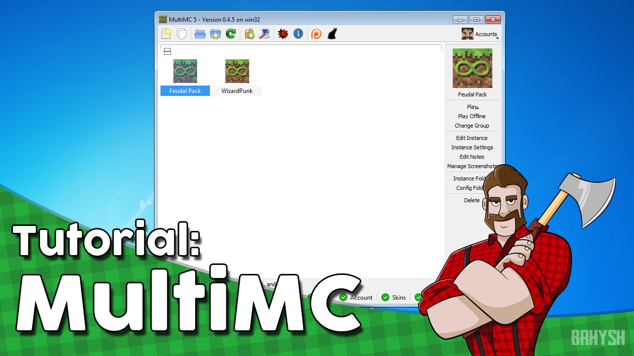 multimc create modpack