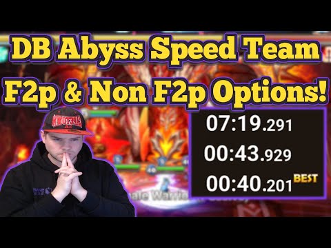 DB Abyss Speed Team - F2p & Non F2p Options - Summoners War