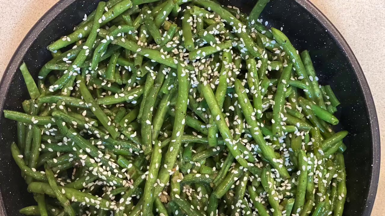 שעועית ירוקה מוקפצת