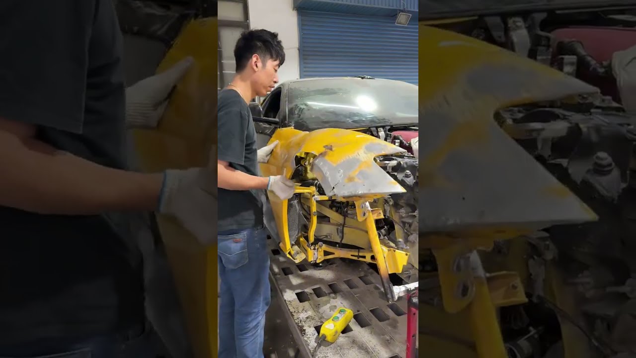 Реставрация разбитого Ferrari 812!