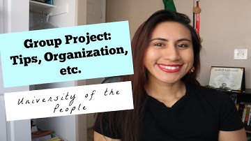 Group Project Tips + Organization | University of the People | Master
