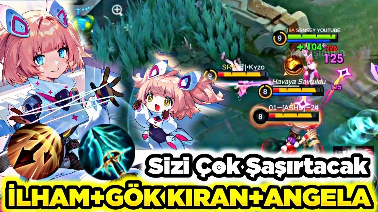 İLHAMLI + GÖK KIRANLI ANGELA GÖRÜNCE ÇOK ŞAŞIRACAKSINIZ EFSANEEEE Mobile Legends