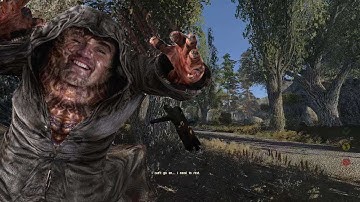 S.T.A.L.K.E.R NLC 7 Hard Edition: Burer bridge vs Hobo with stolen shotgun