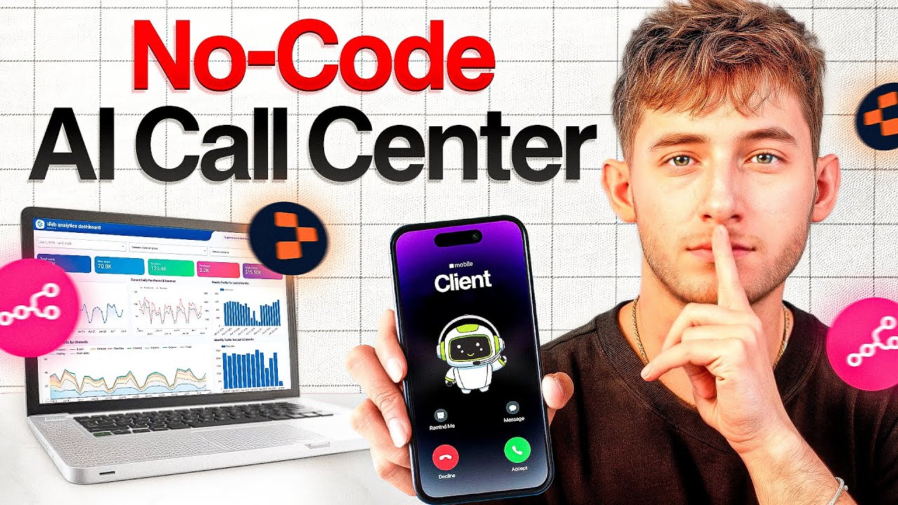 I Built a No-Code AI Call Center and Analytics Dashboard (n8n + Replit)