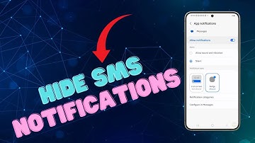 How to Show/Hide Text Messages Notifications on Galaxy S24 Lock Screen