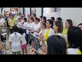 Staff of SVS Supermarket singing Chistmas song